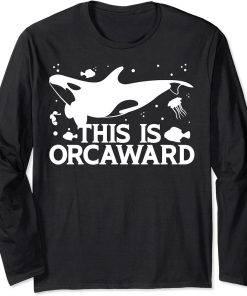 Funny Orca Lover Graphic for Women Men Kids Whale Long Sleeve T-Shirt